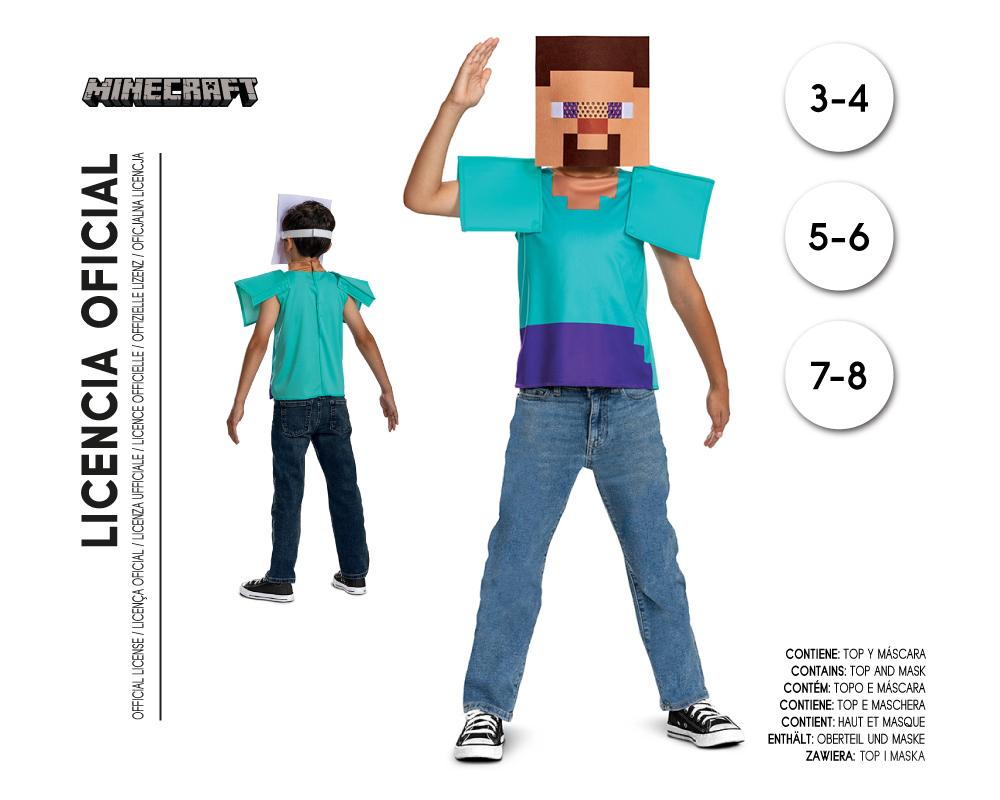 Disfraz de Steve Minecraft Infantil