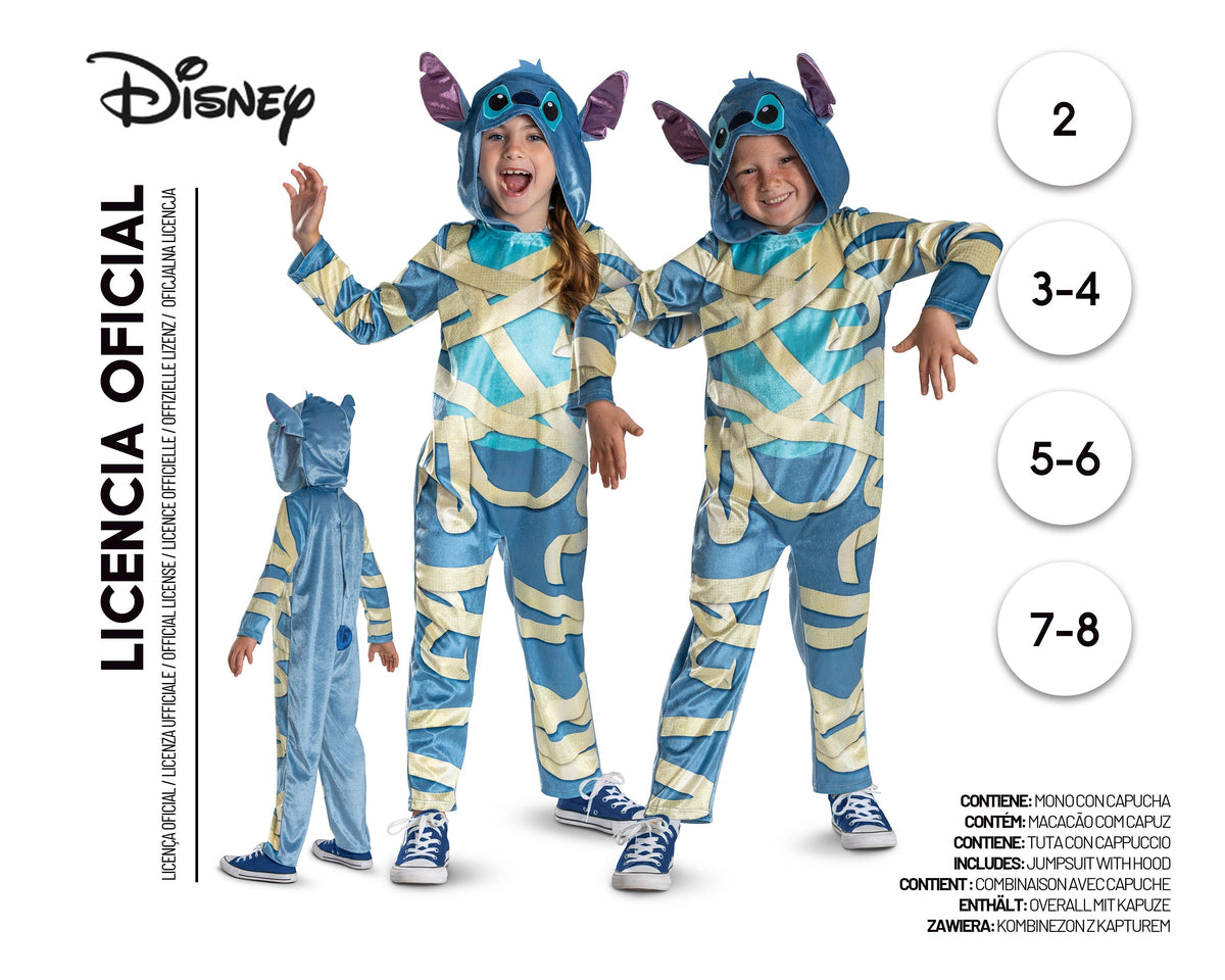 Disfraz de Stitch Momia Clásico Infantil