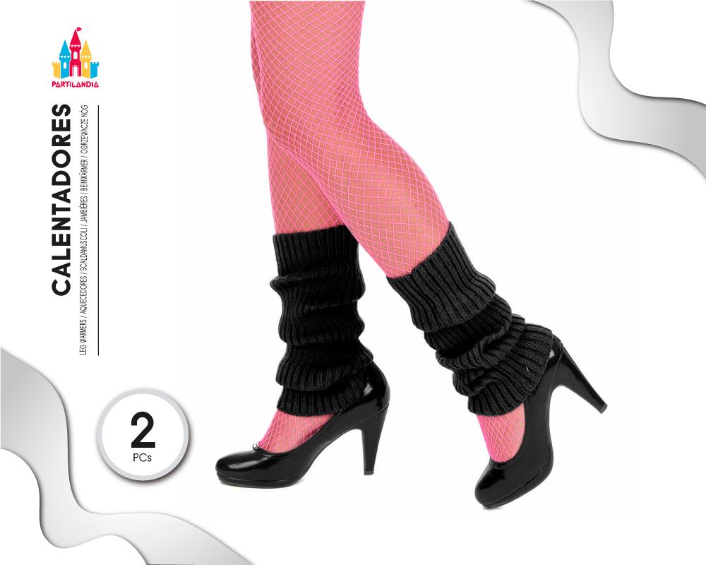 Calentadores Negros para Disfraces y Fiestas