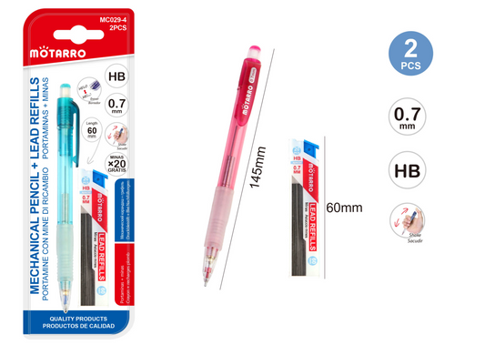 PORTAMINAS CON MINAS 0.7MM