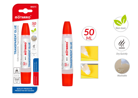 PEGAMENTO LIQUIDO TRANSPARENTE 50ML DOBLE PUNTA