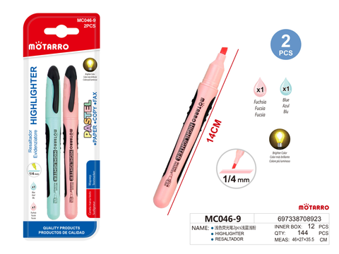 ROTULADOR FLUORECENTE 2PCS