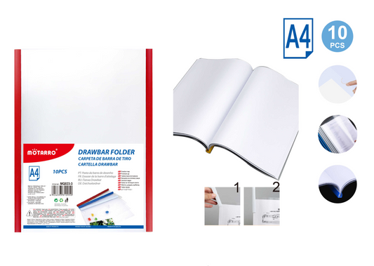 CARPETA DE BARRA TIRO A4