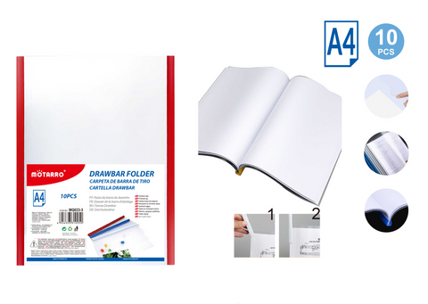 CARPETA DE BARRA TIRO A4