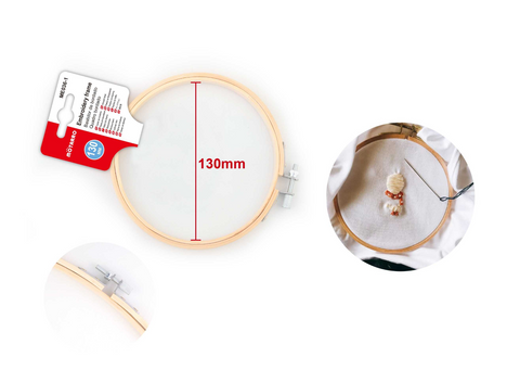 BASTIDOR PARA BORDAR DE BAMBU 13CM