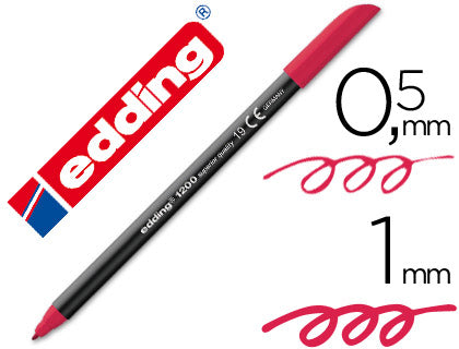 ROTULADOR 1200 CARMIN 19 EDDING