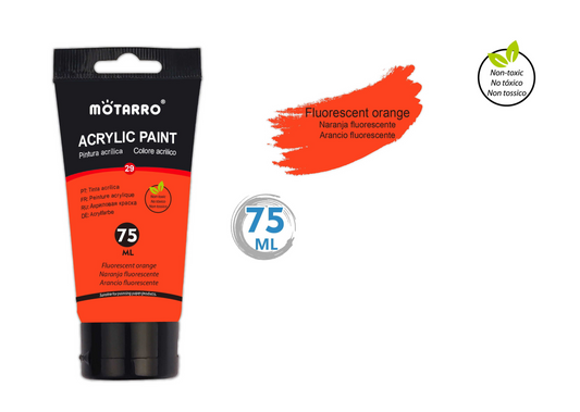 MP041-5 PINTURA ACRILICA 75ml NARANJA FLUORECENTE