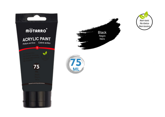 MP040-1 PINTURA ACRILICA 75ml NEGRO