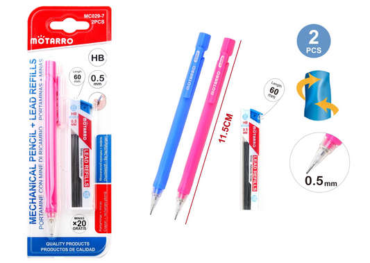 PORTAMINAS CON MINAS 0.5MM