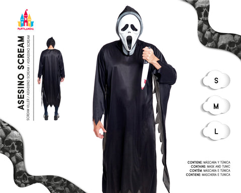 DISFRACE ASESINO SCREAM TALLA  M 20029
