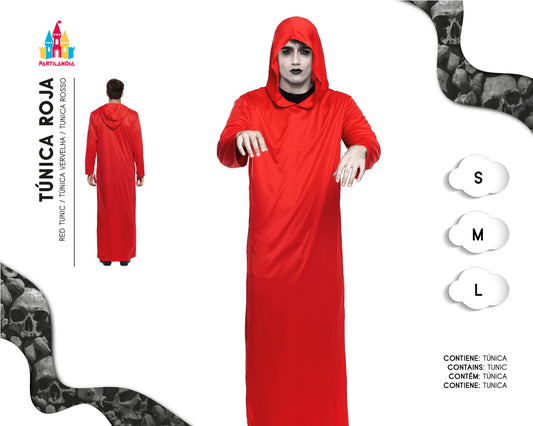 DISFRACE TUNICA ROJA TALLA M 20762