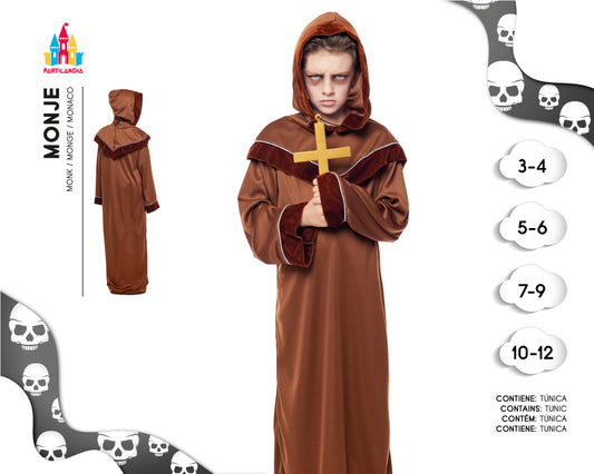 DISFRACE MONJE TALLA 10-12 22189
