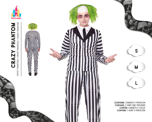 DISFRACE CRAZY PHANTOM TALLA M 22201