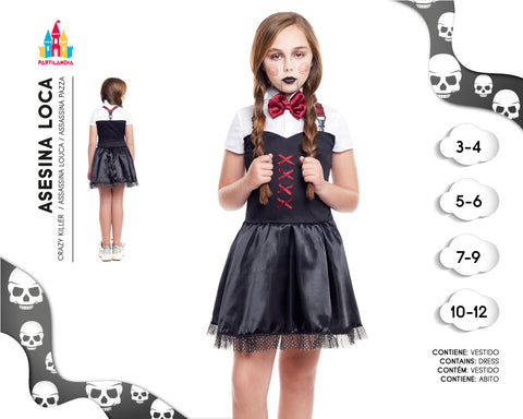 DISFRACE ASESINA LOCA TALLA 7-9 22630