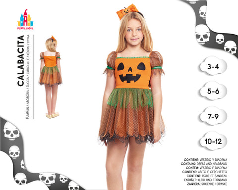 DISFRACE CALABACITA  TALLA 7-9 22653