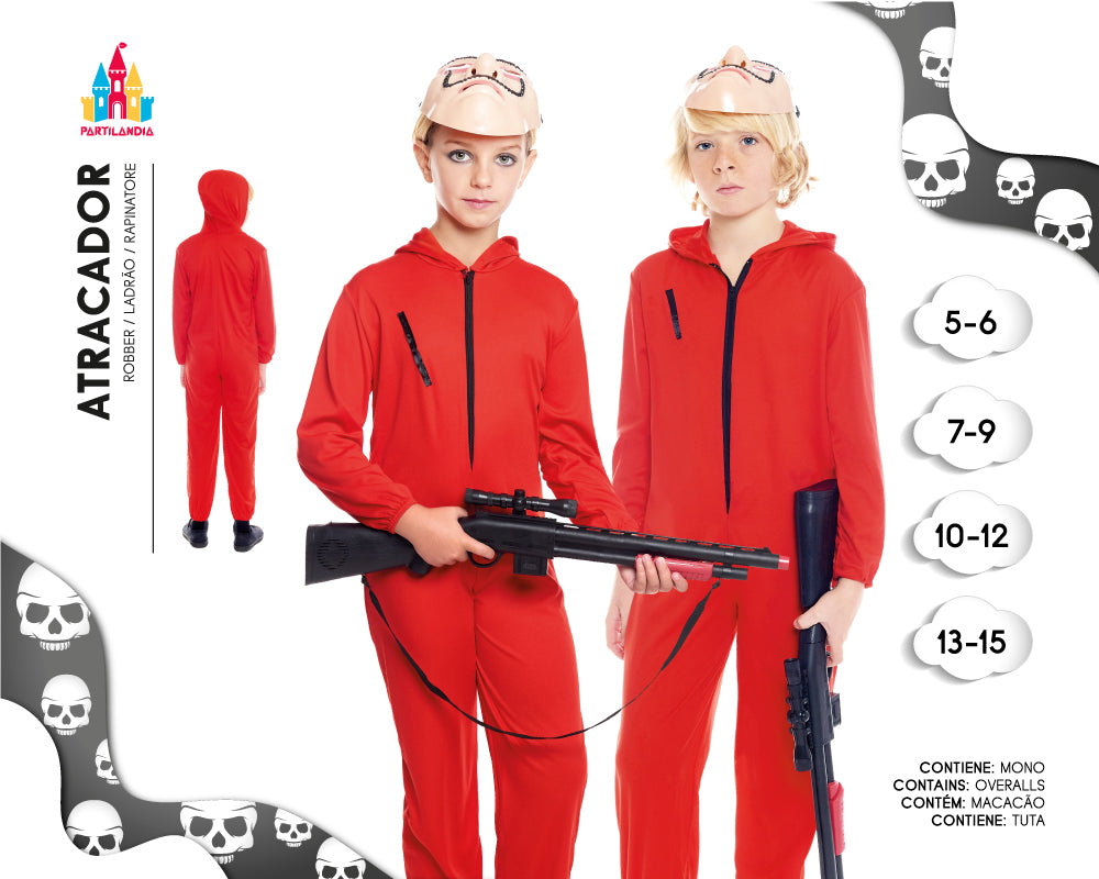 DISFRACE ATRACADOR TALLA  13-15 23126