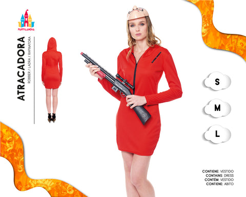 DISFRACE ATRACADORA TALLA S 23127