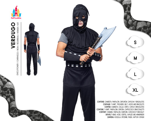 DISFRACE VERDUGO TALLA M 23331
