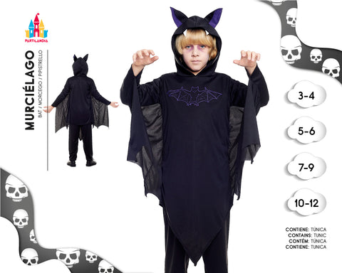 DISFARCE PONCHO MURCIELAGO TALLA 10-12 23352