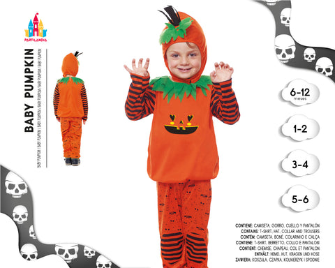 DISFRACE BABY PUMPKIN TALLA 1-2 23366