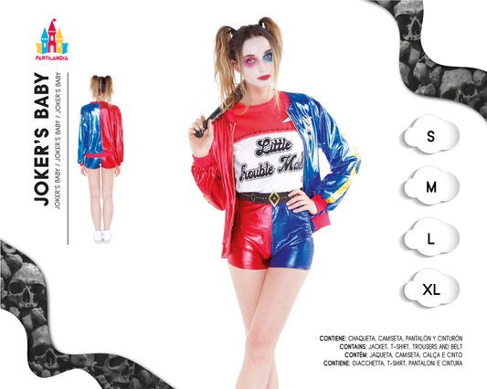 DISFRACE JOKERS BABY TALLA S 23508