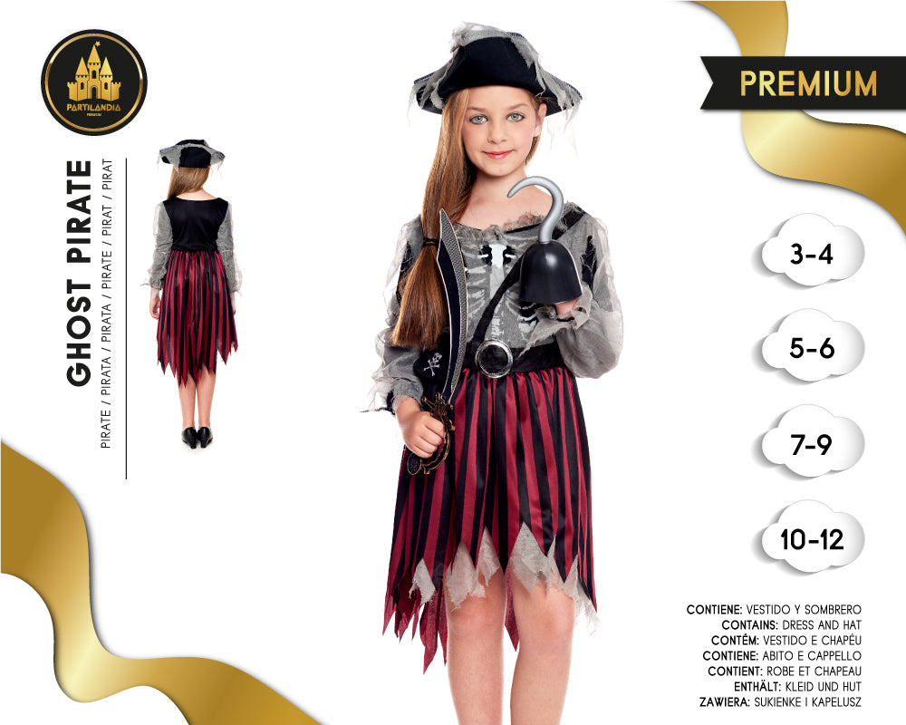 DISFRACE GHOST PIRATE TALLA 10-12 23533