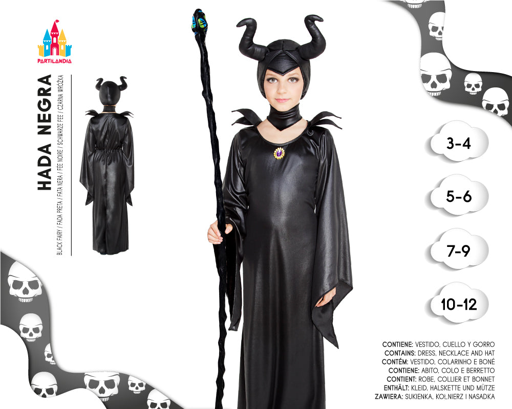 DISFARCE HADA NEGRA TALLA 5/6 23553