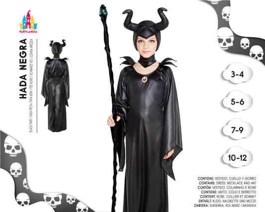 DISFARCE HADA NEGRA TALLA 5/6 23553