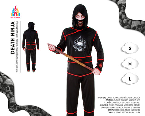 DISFRACE DEATH NINJA TALLA M 23557