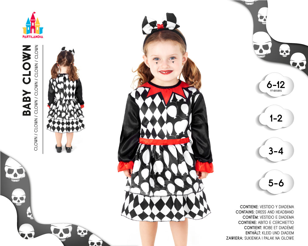 DISFRACE BABY CLOWN TALLA 3-4 24525