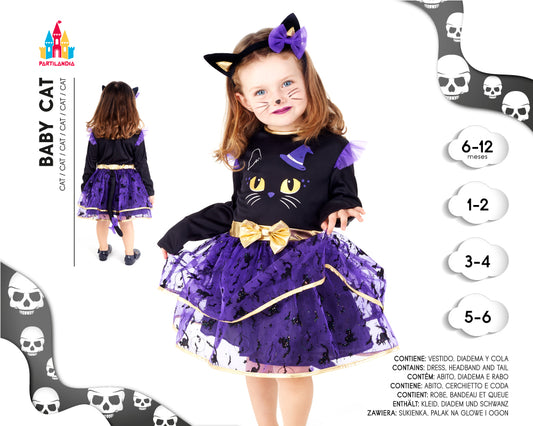 DISFRACE BABY CAT TALLA 1-2 24536
