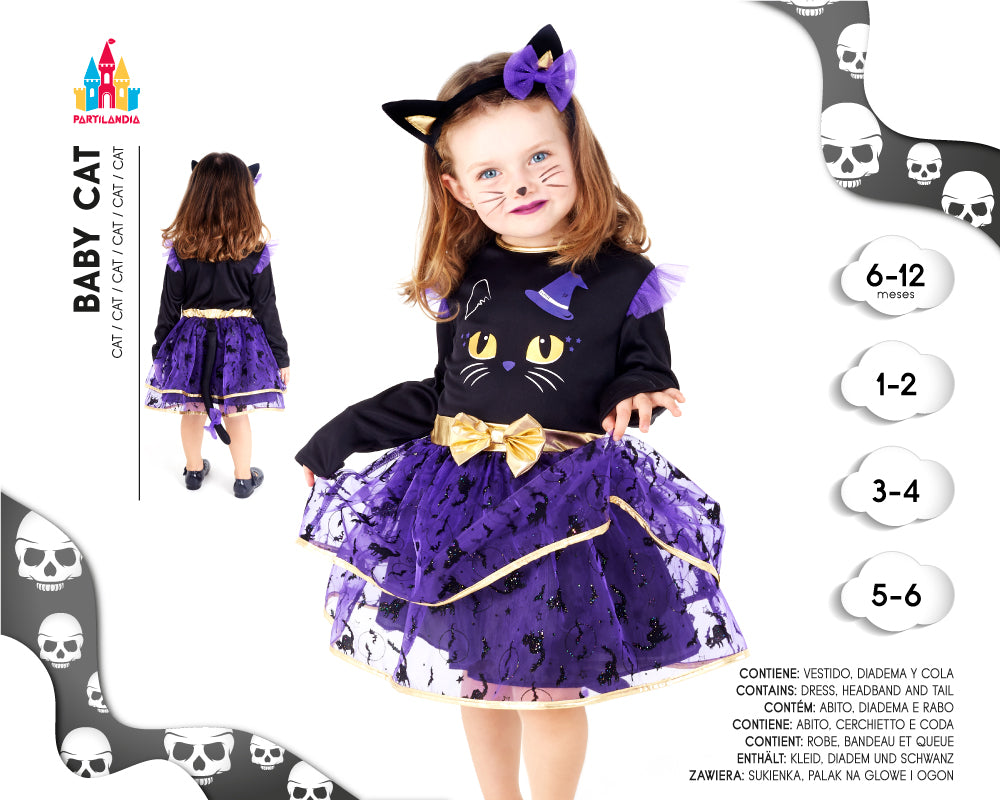 DISFRACE BABY CAT TALLA 3-4 24537