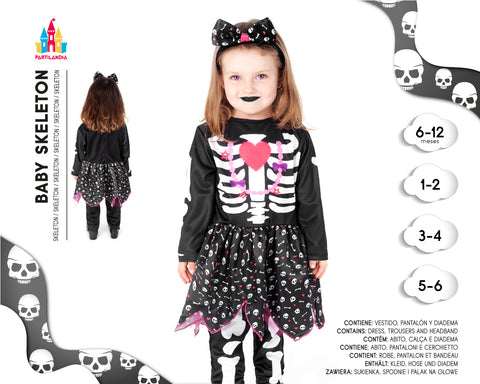DISFRACE BABY SKELETON TALLA 1-2 24540