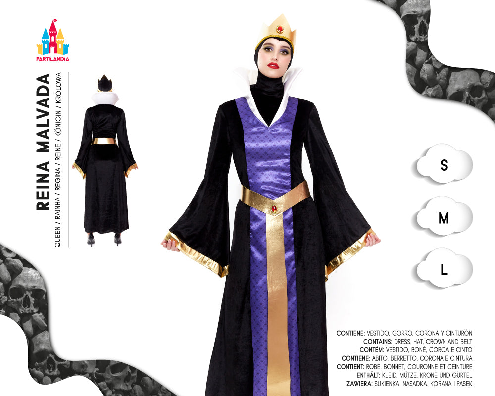DISFRACE REINA MALVADA TALLA S 24551