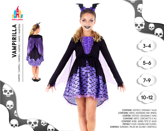 DISFRACE VAMPIRILLA TALLA 3-4 24558