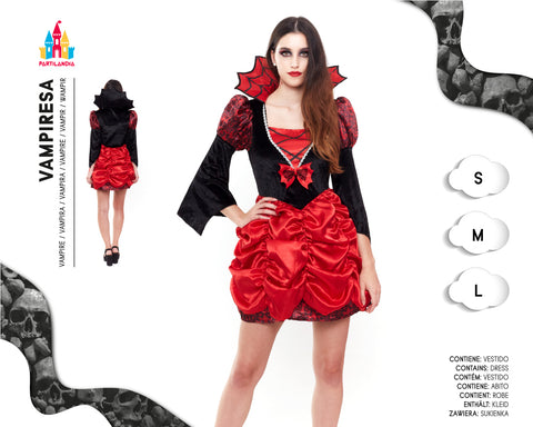 DISFRACE VAMPIRESA TALLA S 24577