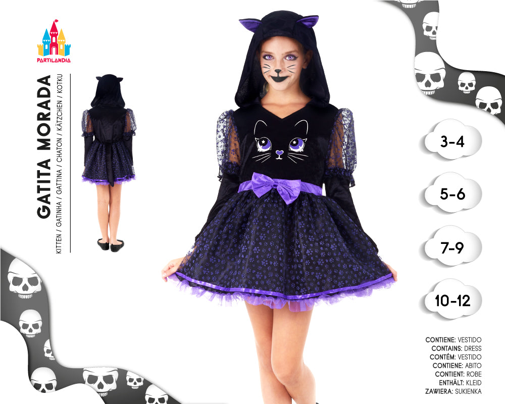 DISFRACE GATITA TALLA 3-4 24587