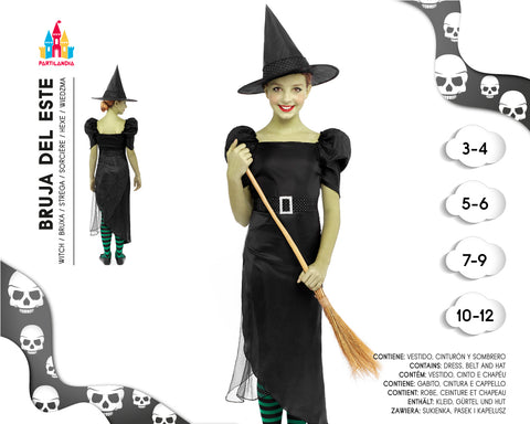 DISFARCE BRUJA DEL ESTE TALLA  7-9 24698