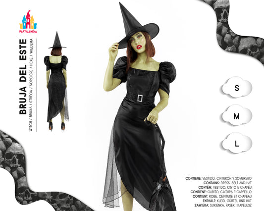 DISFRACE BRUJA DEL ESTE TALLA M 24701
