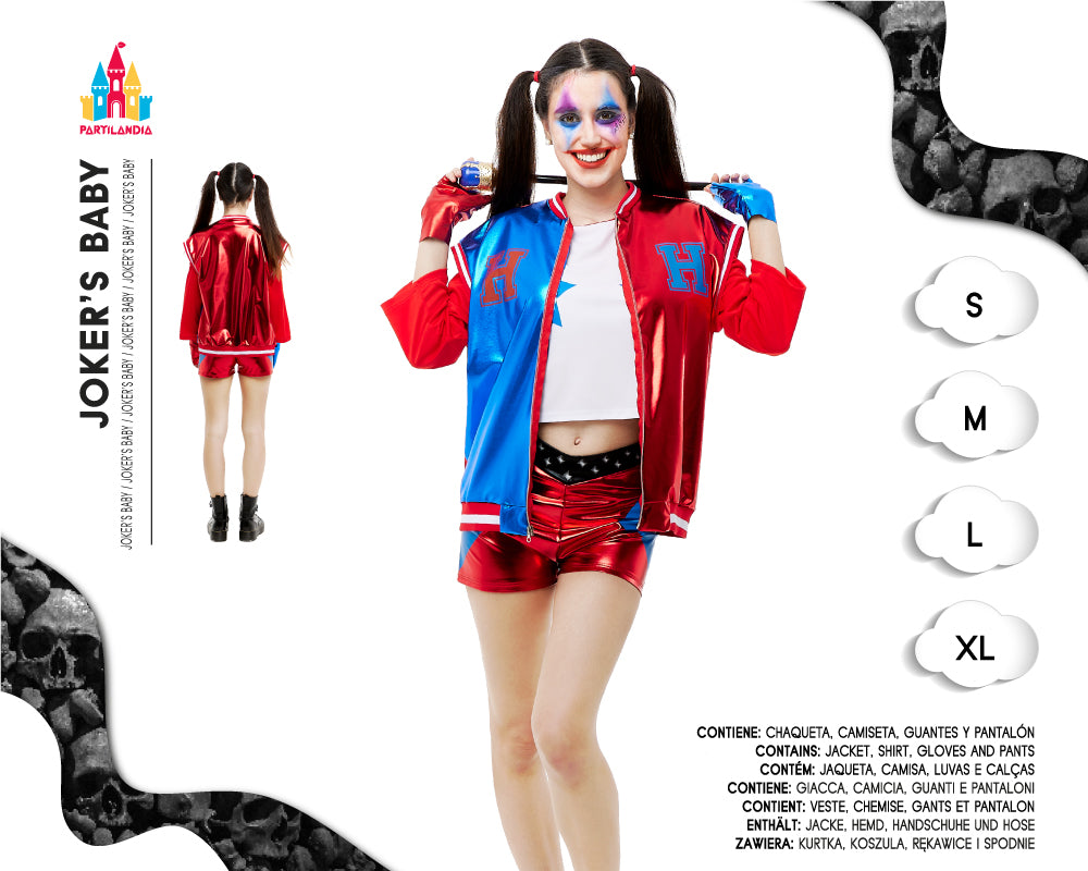 DISFRACE JOKERS BABY  TALLA L 25100