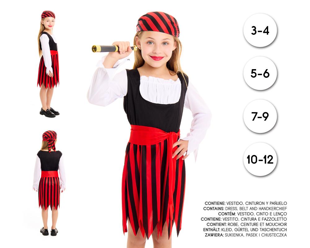Disfraz de Pirata Niña Aventurera