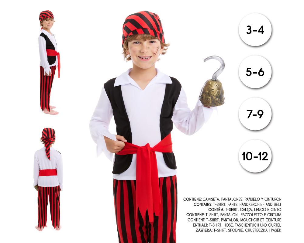 Disfraz de Pirata Infantil Clásico