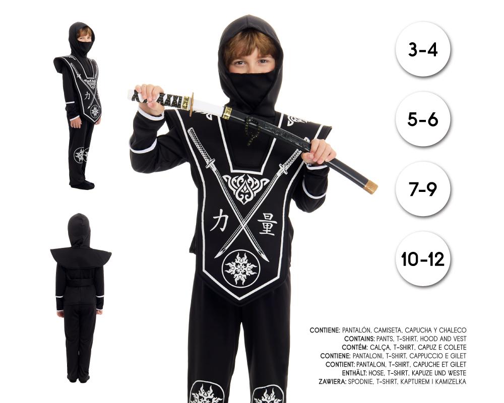 Disfraz de Ninja Negro Infantil