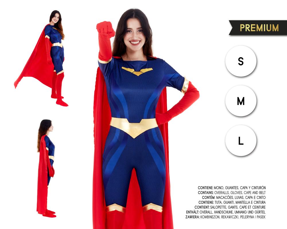 Disfraz de Super Heroína Premium para Niña