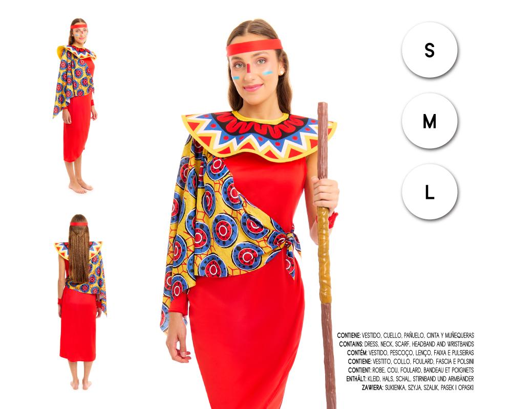 Disfraz de Guerrera Masai para Mujer