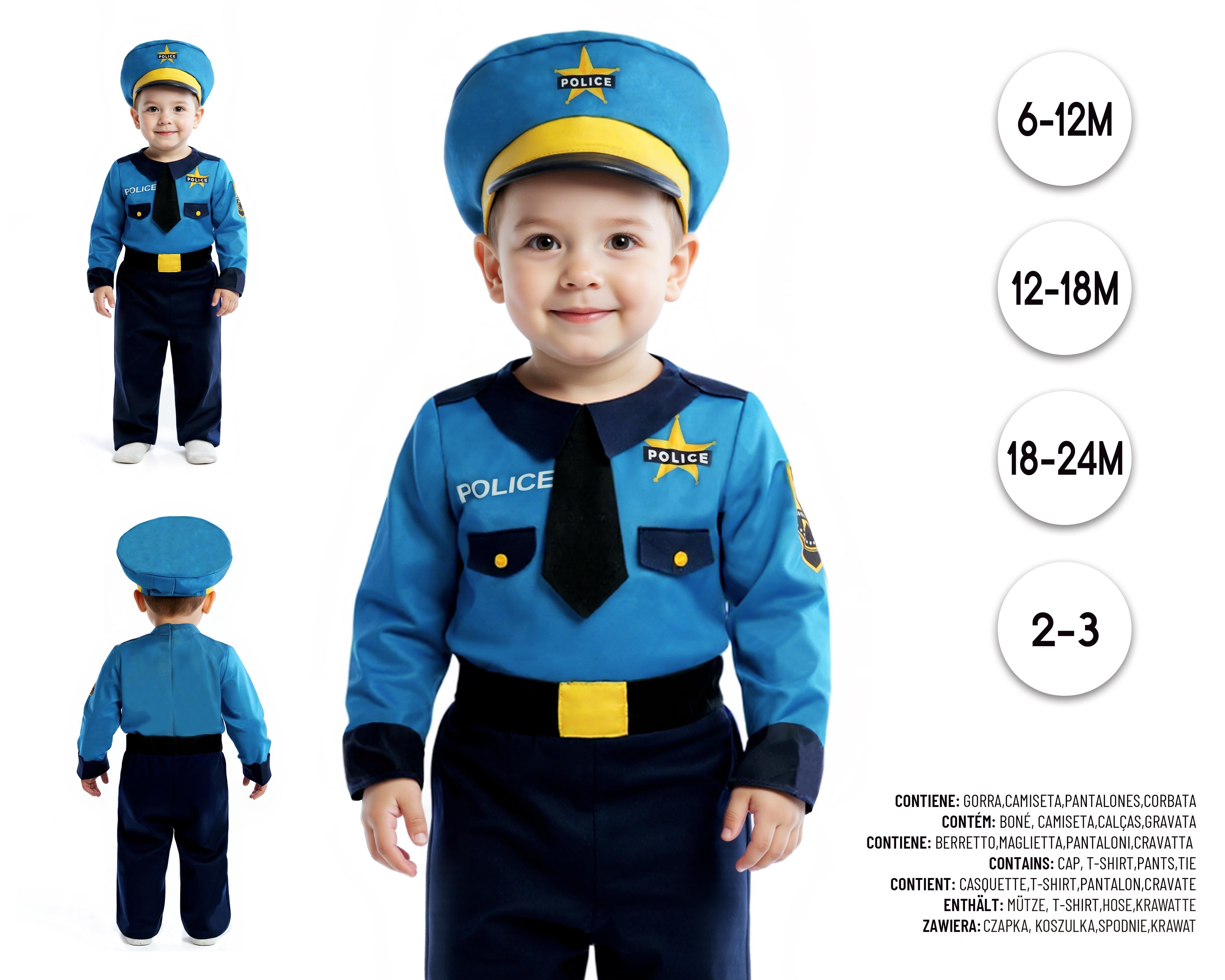 Disfraz de Policía para Bebé