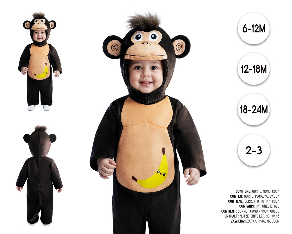 Disfraz de Mono Bebé para Carnaval