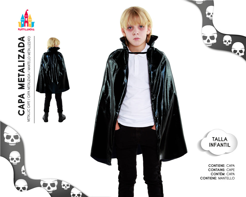 CAPA DE METAL DE 90CM COLOR NEGRA