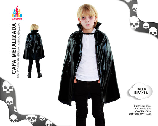 CAPA DE METAL DE 90CM COLOR NEGRA