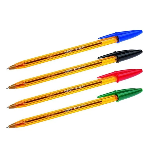 BIC CRISTAL ORIGINAL X 4 UNID SURTIDO FINE